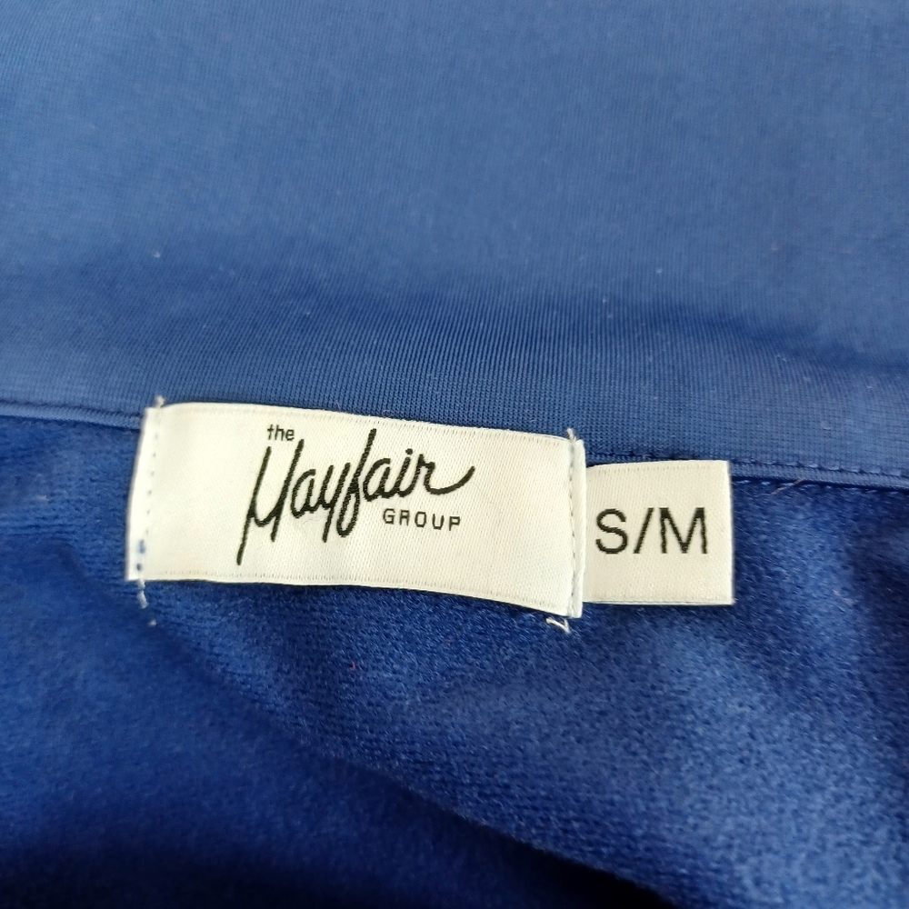 The Mayfair Group Athletic Club Jacket Size S M Full Zip Long Sleeve Athleisure - Picture 8 of 13